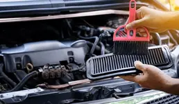 Air filter cleaning